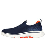 Skechers Go Walk 7 - Navy/Orange