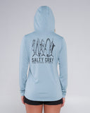 Salty Crew Line Up Hooded Sun Shirt