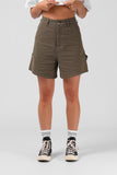 RPM Hemp Work Shorts - Washed Olive