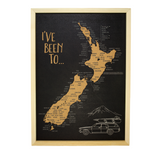 Moana Rd New Zealand Pin Cork Map