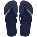 Havaianas Brazil Logo - Navy Blue