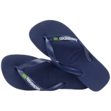 Havaianas Brazil Logo - Navy Blue