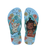 Havaianas Kids Slim Princess - Moana - Blue/Blue