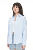 Huffer Cruise Day Shirt - Blue Haze/Chalk