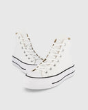 Converse Chuck Taylor Lift Canvas High Top - White/Black/White