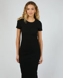 Silent Theory Mika Midi Dress - Black