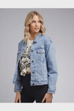 All About Eve Finley Denim Jacket - Light Blue