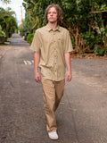 Volcom Barstone Woven SS Shirt - Grain