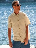 Volcom Barstone Woven SS Shirt - Grain