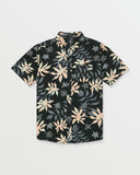 Volcom Floral Motion SS Shirt - Black