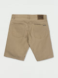 Volcom Modown Canvas 5 Pocket Short - Khaki