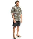 Quiksilver Palmz SS Shirt - Belega Palmz Grey