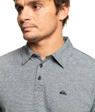 Quiksilver Sunset Cruise Short Sleeve Polo Shirt - Black Heather