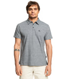 Quiksilver Sunset Cruise Short Sleeve Polo Shirt - Black Heather