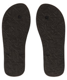 Quiksilver Mens Molokai Stripe Jandal - Black 6