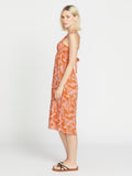 Volcom Off Topic Dress - Burnt Sienna