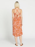 Volcom Off Topic Dress - Burnt Sienna