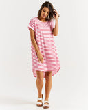 Betty Basics Maxine T-Shirt Dress - Cherry Blossom