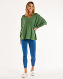 Betty Basics Destiny Knit Jumper - Powder Green