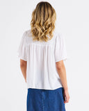 Betty Basics Sandy Shirred Blouse