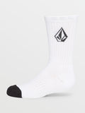 Volcom Full Stone Socks 3pk Youth - White