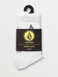 Volcom Full Stone Socks 3pk Youth - White