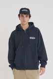 Huffer Block Zip Hood/Alta - Midnight