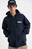 Huffer Block Zip Hood/Alta - Midnight