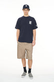 Huffer 260/Blazon Block Tee - Navy