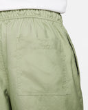 Nike Men's Woven Flow Shorts - Olive Green/White