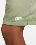 Nike Men's Woven Flow Shorts - Olive Green/White