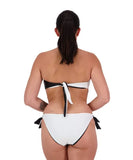 Moontide Twist Bandeau - Black/White