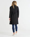 Betty Basics Christina Wrap Coat - Black