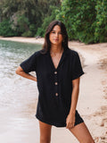 Volcom Easy Breezy Romper - Black