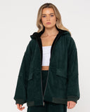 Rusty Gables  Reversible Cord Jacket - Green Gables