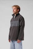 RPM 90S  1/4 Zip sweater - Charcoal/ Dark Grey