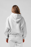 RPM Binate Zip Thru Hood - White Marl