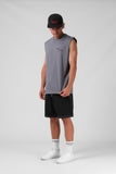 RPM Fast Lane Muscle Tee - Steel Grey