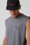 RPM Fast Lane Muscle Tee - Steel Grey