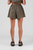 RPM Tilly Shorts - Olive Textured