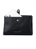 Rusty Grace Leather Pouch - Black.