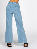 Rusty Cameron High Flare Jeans - Thread Blue