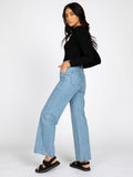 Rusty Cameron High Flare Jeans - Thread Blue