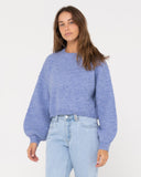 Rusty Sundae LS Crew Neck - Periwinkle Blue