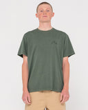 Rusty Competition Wash SS Tee - Shadow Army