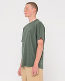 Rusty Competition Wash SS Tee - Shadow Army