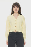 Huffer Bibi Knit Cardigan - Limoncello