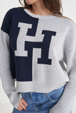 Huffer H-Lock Rush Crew - Navy/Silvermarle