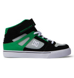 DC Youth Pure High Top EV - Black/Kelly Green