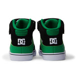 DC Youth Pure High Top EV - Black/Kelly Green